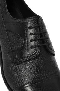 کفش رسمی مردانه مشکی چرمی بنددار دری مد