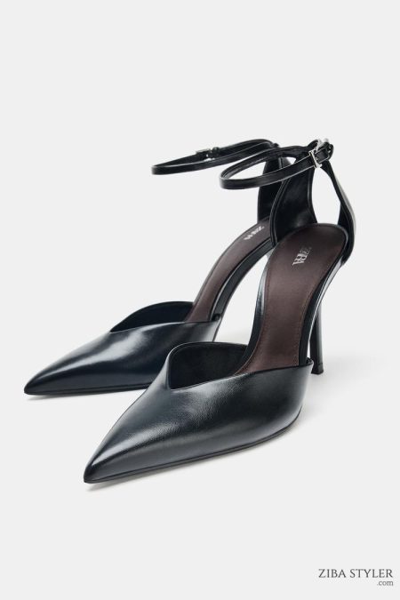 کفش زنانه بنددار پاشنه بلند زارا – ZARA