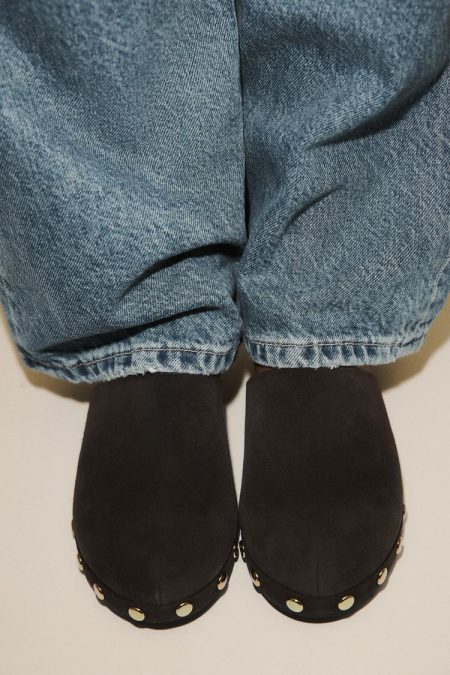 کفش زنانه جیر پاشنه گربه‌ای میخ‌دار زارا – ZARA