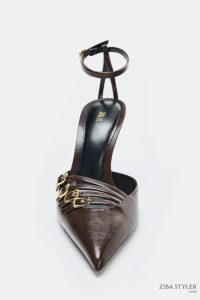 کفش زنانه پاشنه بلند سگک‌دار زارا – ZARA