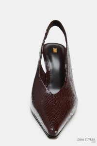 کفش زنانه پاشنه بلند طرح حیوانات برجسته زارا – ZARA