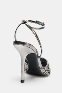 کفش زنانه پاشنه بلند پولکی زارا – ZARA