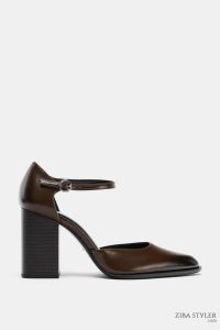 کفش زنانه پاشنه بلوک مری جین زارا – ZARA