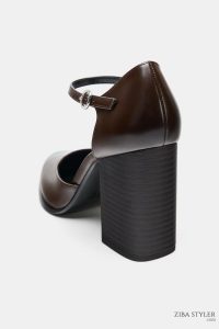 کفش زنانه پاشنه بلوک مری جین زارا – ZARA