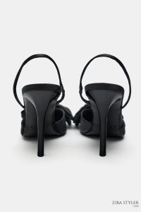 کفش زنانه پاشنه دار با پاپیون زارا – ZARA