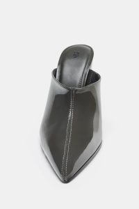 کفش زنانه پاشنه گیوه‌ای ورنی زارا – ZARA