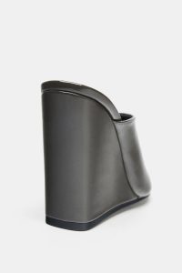 کفش زنانه پاشنه گیوه‌ای ورنی زارا – ZARA