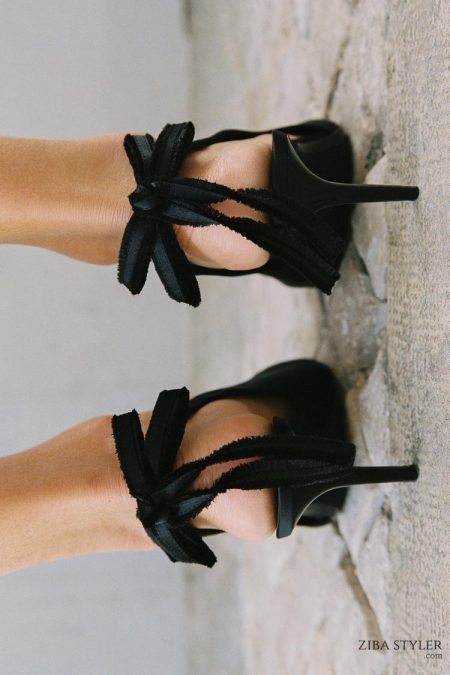 کفش زنانه پشت‌باز با پاپیون زارا – ZARA