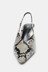 کفش زنانه پشت‌باز طرح حیوانات زارا – ZARA