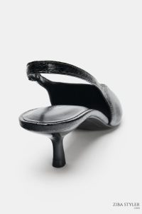 کفش زنانه پشت‌باز پاشنه بلند زارا – ZARA