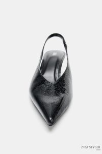 کفش زنانه پشت‌باز پاشنه بلند زارا – ZARA