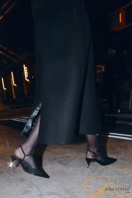 کفش زنانه پشت‌باز پاشنه‌دار زارا – ZARA