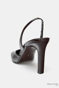 کفش زنانه چرم پشت‌باز زارا – ZARA