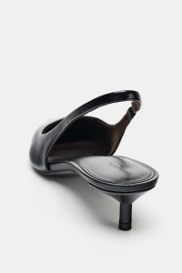 کفش زنانه چرم پشت‌باز زارا – ZARA