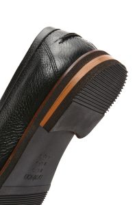 کفش لوفر رسمی مردانه مشکی چرمی دری مد