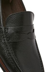 کفش لوفر رسمی مردانه مشکی چرمی دری مد