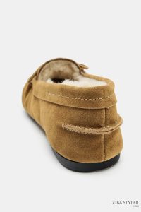 کفش لوفر زنانه جیر آستر پشمی مصنوعی زارا – ZARA