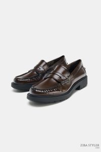 کفش لوفر زنانه رویه ساده زارا – ZARA