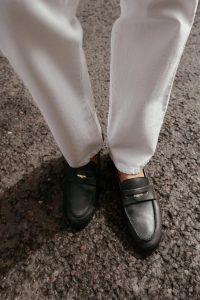 کفش لوفر زنانه چرمی پنی زارا – ZARA