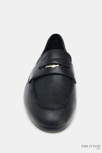 کفش لوفر زنانه چرمی پنی زارا – ZARA