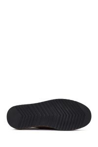 کفش لوفر مردانه جیر عسلی کژوال دری مد