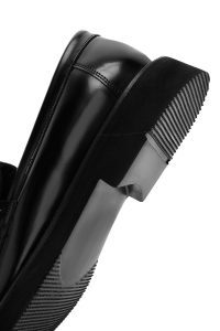 کفش لوفر مردانه مشکی چرم کلاسیک دری مد