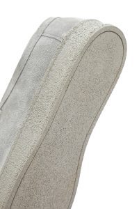 کفش مردانه جیر طوسی بندی کژوال دری مد