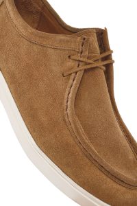 کفش مردانه جیر عسلی کژوال دری مد