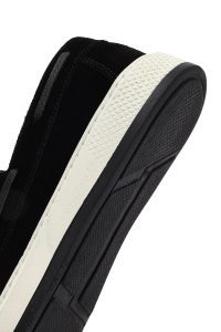 کفش مردانه جیر مشکی بندی کژوال دری مد