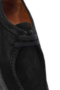 کفش مردانه جیر مشکی بندی کژوال دری مد