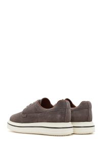 کفش مردانه جیر ویزون بندی کژوال با زیره ضخیم دری مد