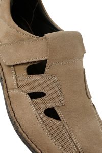 کفش مردانه نبوک بژ کژوال دری مد