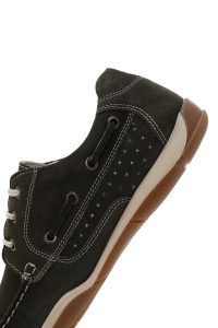 کفش مردانه نبوک خاکی بندی کژوال دری مد