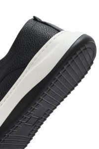 کفش مردانه چرم مشکی بندی پاشنه ضخیم کژوال دری مد