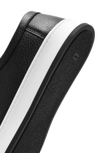 کفش مردانه چرم مشکی بندی کژوال دری مد