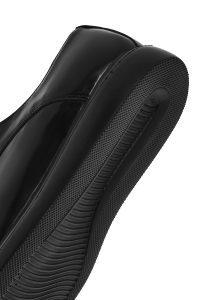 کفش مردانه چرم مشکی بندی کژوال دری مد