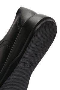 کفش مردانه چرم مشکی بندی کژوال دری مد