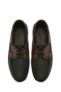 کفش مردانه چرم مشکی راحتی کژوال دری مد