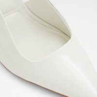 کفش پاشنه‌دار زنانه سفید پشت باز MARYSA – ALDO