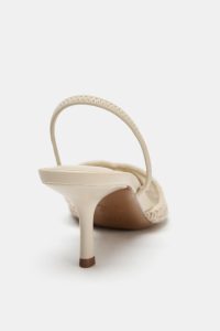 کفش پاشنه‌دار زنانه پشت باز بافت‌دار زارا – ZARA