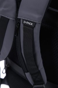 کوله پشتی سخت پارچه ای خاکستری مردانه D-PACK دری مد