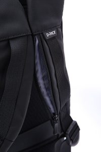 کوله پشتی سخت پارچه ای مشکی مردانه D-PACK دری مد