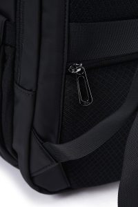 کوله پشتی سخت پارچه ای مشکی مردانه D-PACK دری مد