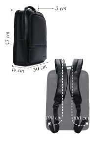 کوله پشتی مشکی مردانه دی پک دری مد