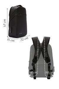 کوله پشتی مشکی مردانه دی پک دری مد