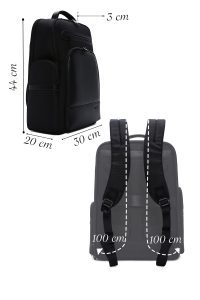 کوله پشتی مشکی مردانه دی پک دری مد