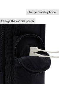 کوله پشتی مشکی مردانه دی پک دری مد