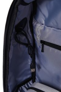 کوله پشتی پارچه ای مشکی مردانه D-PACK دری مد