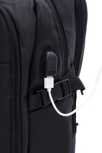 کوله پشتی پارچه ای مشکی مردانه D-PACK دری مد