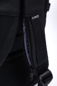 کوله پشتی پارچه ای مشکی مردانه D-PACK دری مد